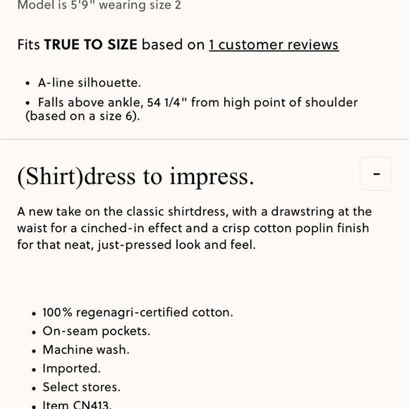 NWT J CREW Cerise shirtdress in cotton poplin in black - Picture 8 of 8